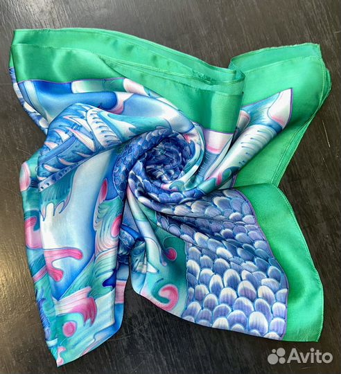Шелковый платок батик (ручная работа 100% шелк)