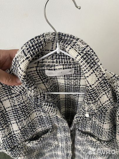 Рубашка zara для девочки 122