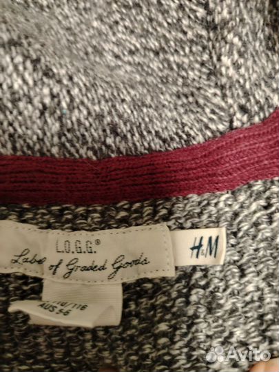 Кардиган детский тёплый на рост 110-116