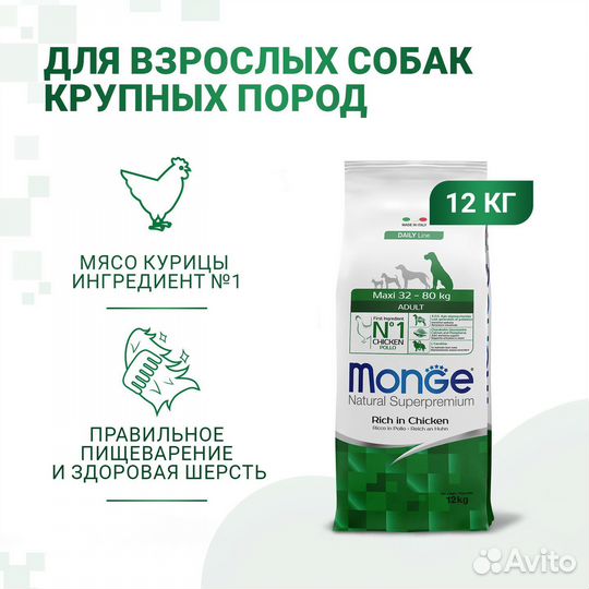Корм для собак monge