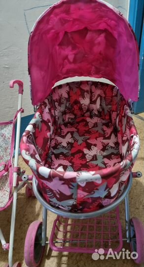 Коляска для кукол лежачая