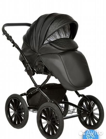 Коляска 2 в 1 эко кожа