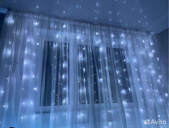 Гирлянда штора
