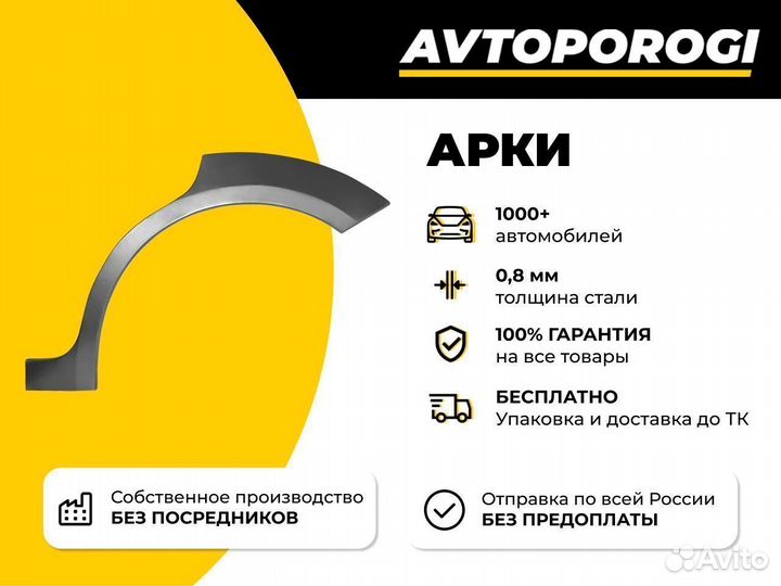 Ремонтная арка Chery Kimo (A1)