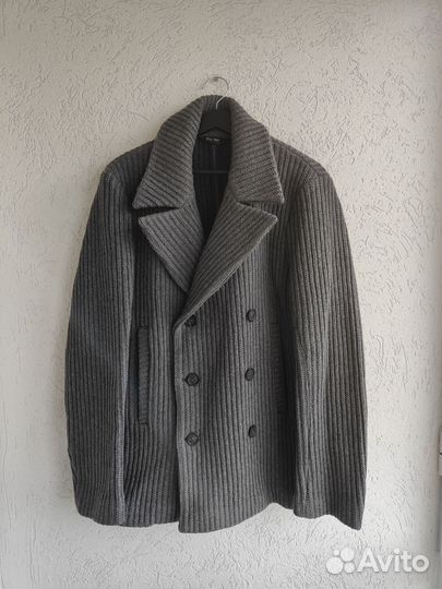 Miu Miu F/W 07 Тяжёлое Шерстяное Пальто Бушлат