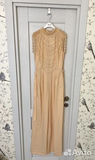 ASOS комбинезон с бусами широкие штанины