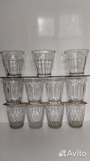 Стаканы, стопки гранёные СССР