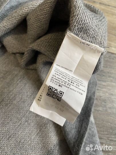 Calvin Klein свитер Merino wool оригинал