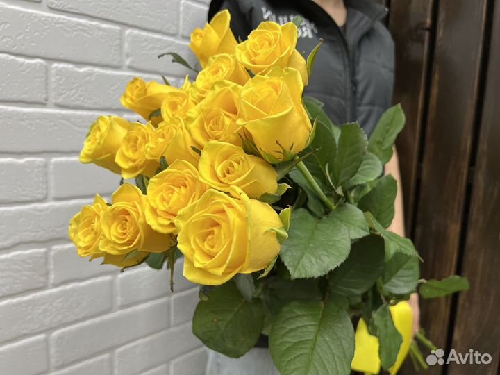 Розы голландские с доставкой 15 шт