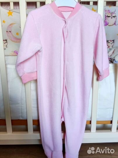 Комбинезоны утеплённые на девочку разм 62 68 74 80