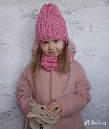 Шапочка и снуд демисезонные