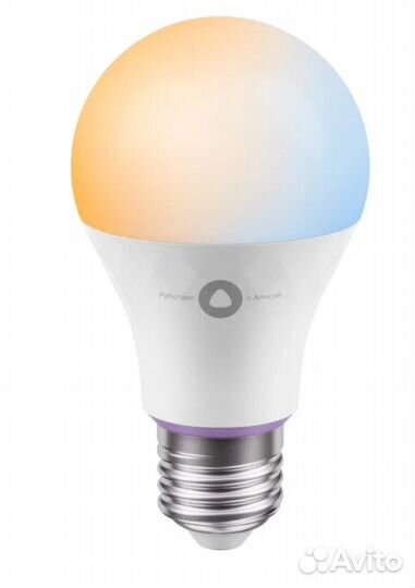 Умная лампочка Яндекс с Алисой, цоколь E27, новая