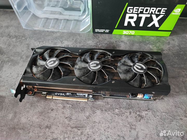 Видеокарта evga RTX 3070 XC3 ultra