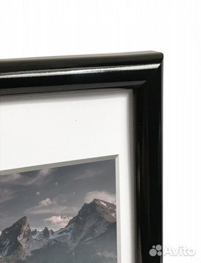 Фоторамки А5 15х21, набор из 3 шт, черные пластик