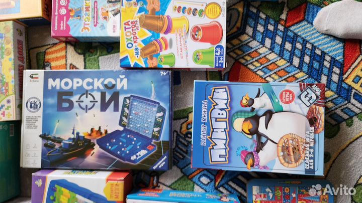 Настольные, развивающие, логические игры