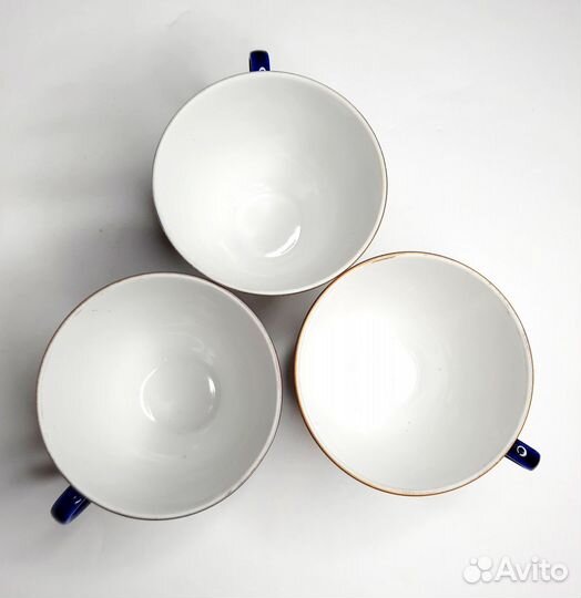 Чайные чашки кобальт лфз 3шт