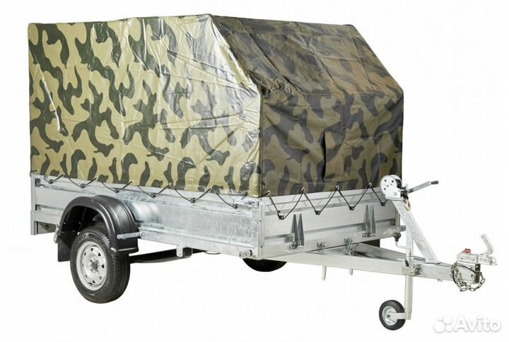 Прицеп оцинкованный (2,5х1,26 метра) люкс