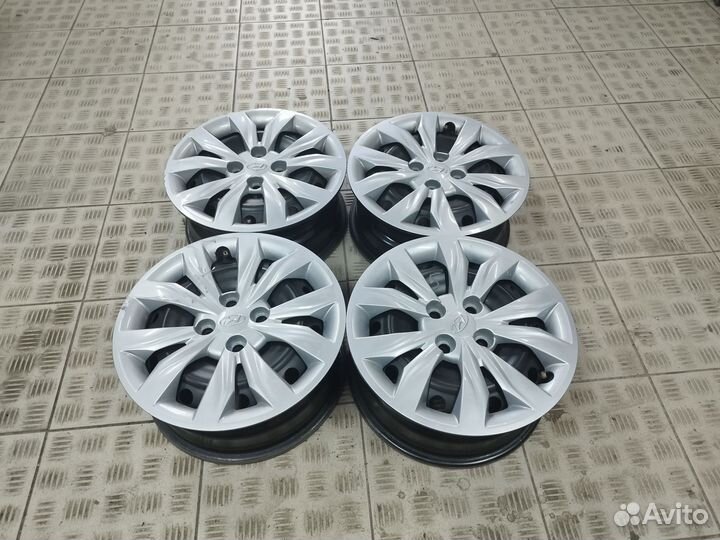 Штампованные диски r15 4x100 Hyundai Kia №5