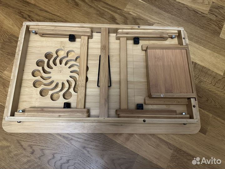 Столик бамбуковый складной для ноутбука/завтрака