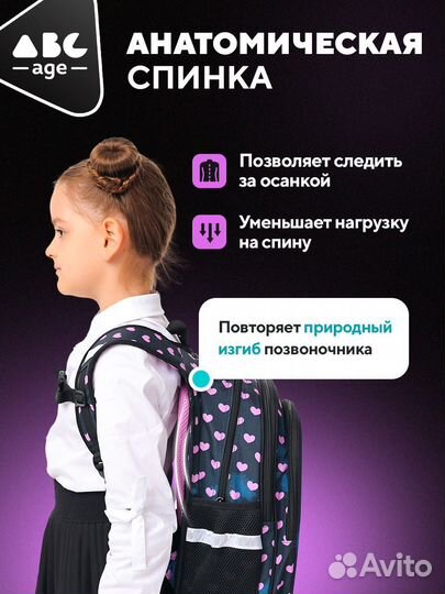 Рюкзак школьный c анатомической спинкой