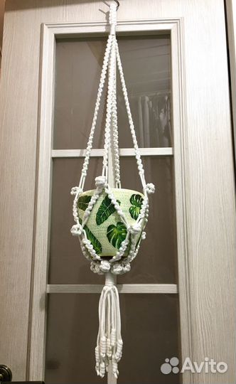 Кашпо макраме ручной работы