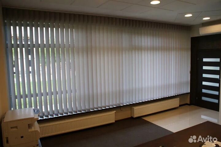 Жалюзи вертикальные лайн серый