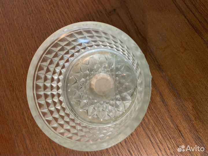 Ваза хрустальная на ножке СССР