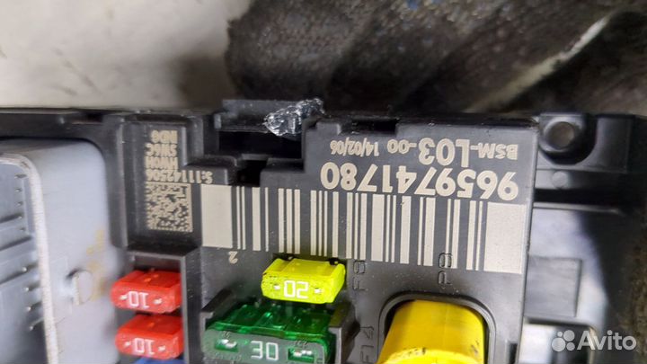 Блок предохранителей Citroen C2