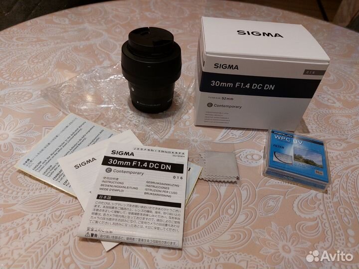 Объектив Sigma 30 mm F1.4 DC DN for Canon EF-M