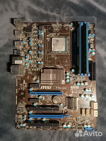 Материнская плата msi 970a-g43 с процессором купить в Абакане ...