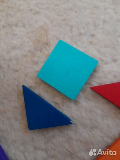 Детская развивающая игра Танграм деревянный