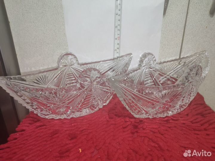 Посуда СССР цветное стекло