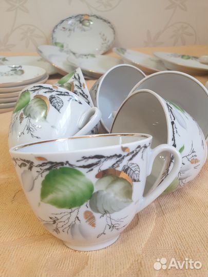 Чайный сервиз лфз Березка новый