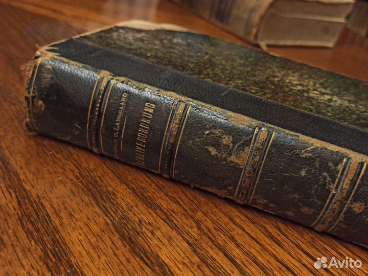 Старинная аптечная книга на немецком языке