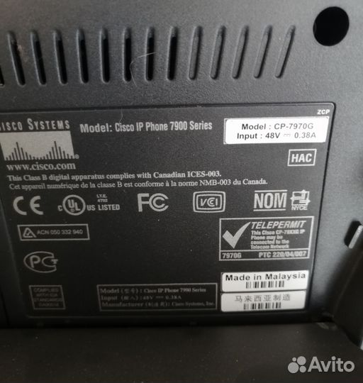 IP Телефон cisco CP-7970G