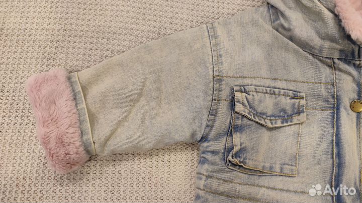 Джинсовая куртка для девочки 92