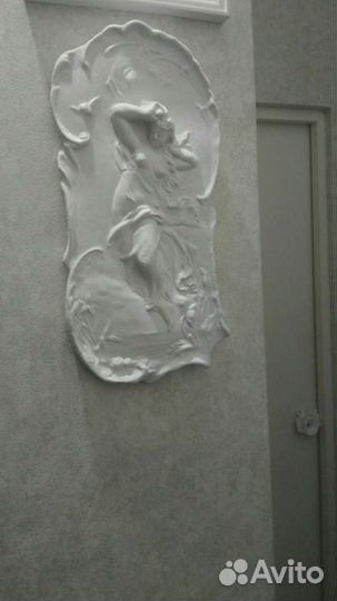 Гипсовое панно, барельеф 