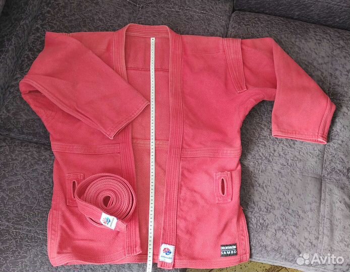 Куртка самбовка красная и синяя