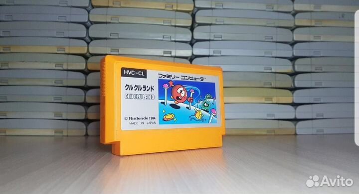 Картридж Clu Clu Land Famicom Nintendo