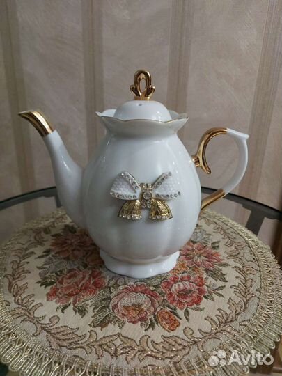 Чайник заварочный новый фарфор