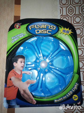 Фрисби со светом. Новая. Детская игра