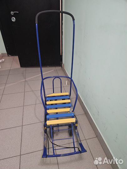 Санки с выдвижным блоком