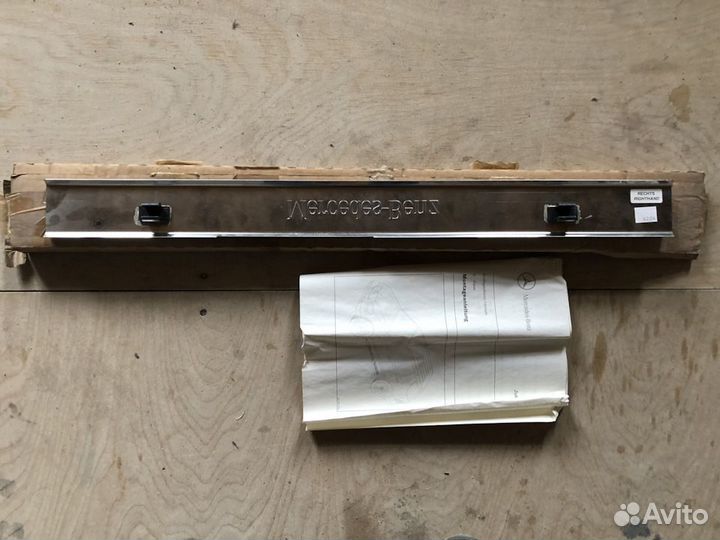 Накладка на порог мерседес W163