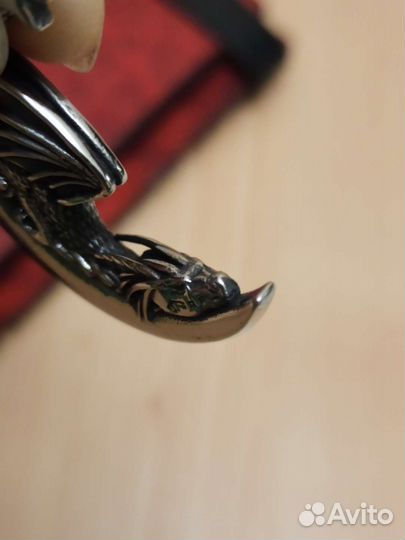 Кулон Спящий дракон, сталь