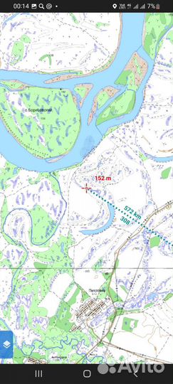 Топографическая карта Алтайского края, в телефон