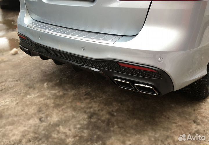 Диффузор 63 AMG Mercedes GLE
