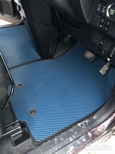 Коврики EVA 3Д на Танк серый+черный