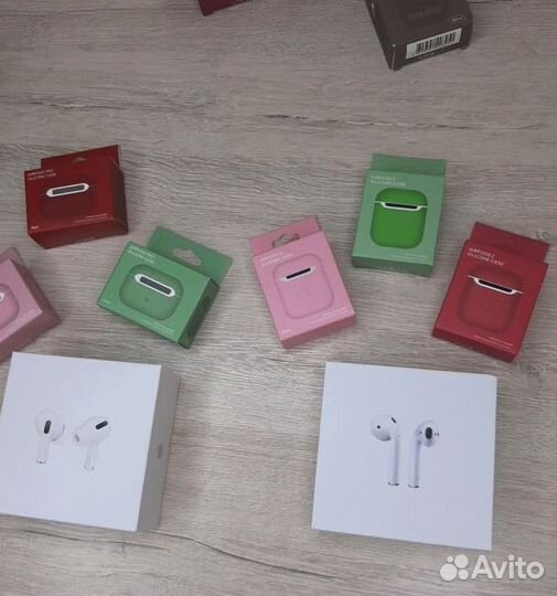 Bluetooth Наушники Air Pods 2 Опт Розница Светлые