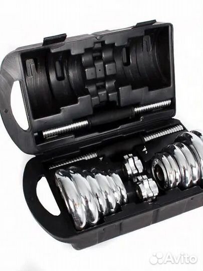 100 original Гантели york 20 кг в кейсе