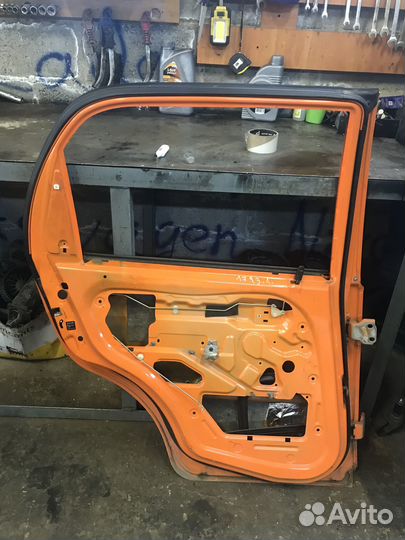 Дверь задняя левая Дэу Матиз Chery Sweet QQ